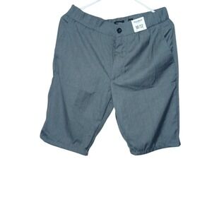 Pull&Bear Men's Gray Tailored Jogger Shorts Size M 32 slate grey NWT comfortable